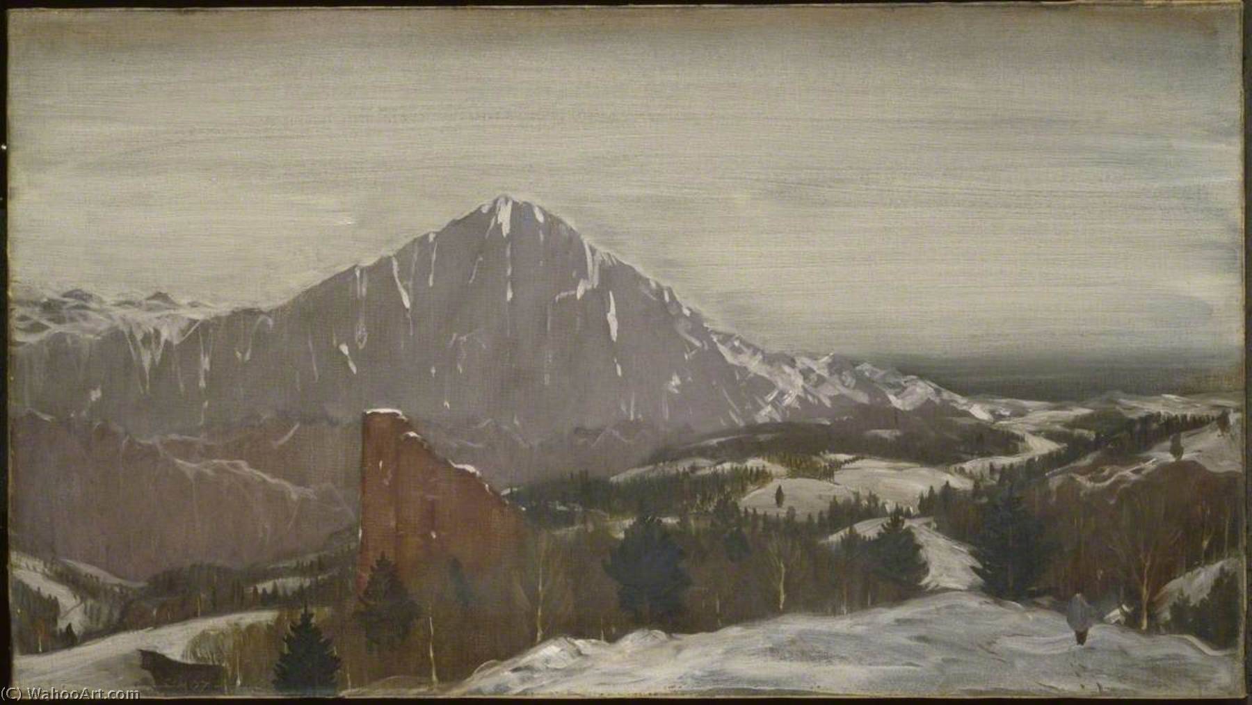 WikiOO.org - Encyclopedia of Fine Arts - Maalaus, taideteos Charles John Holmes - The Red Ruin