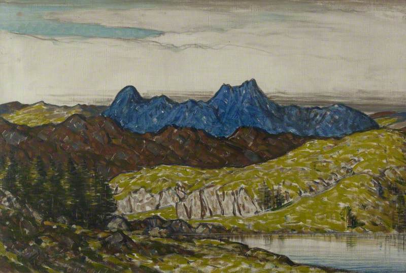 Wikioo.org - The Encyclopedia of Fine Arts - Painting, Artwork by Charles John Holmes - Langdale Pikes