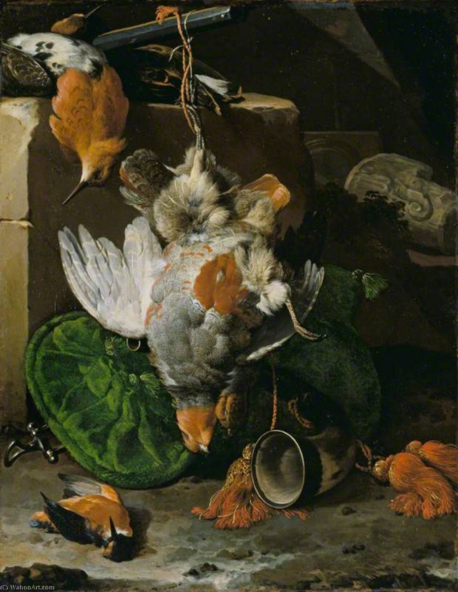 Wikioo.org - The Encyclopedia of Fine Arts - Painting, Artwork by Melchior De Hondecoeter - Dead Bird