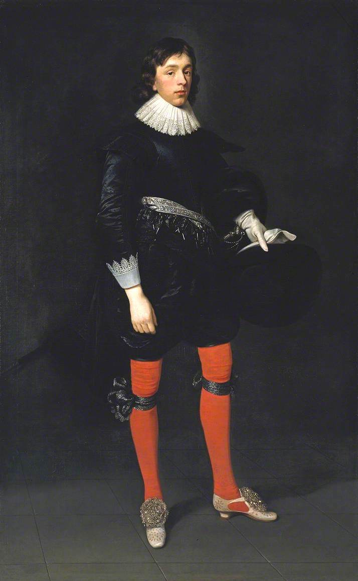 Wikioo.org - The Encyclopedia of Fine Arts - Painting, Artwork by Daniel I Mijtens - Portrait of James Hamilton, Earl of Arran, Later 3rd Marquis and 1st Duke of Hamilton, Aged 17