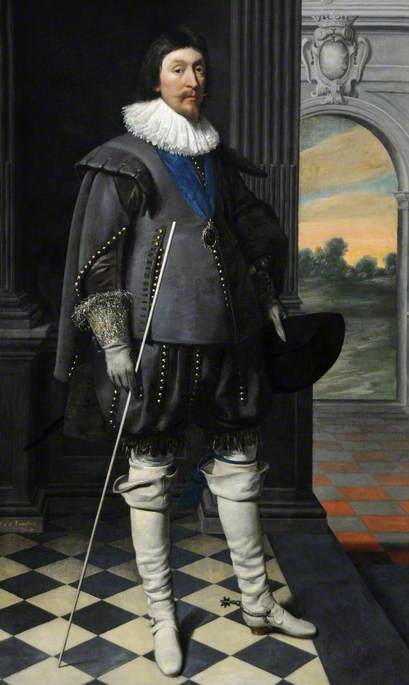 Wikioo.org - The Encyclopedia of Fine Arts - Painting, Artwork by Daniel I Mijtens - James Hamilton (1589–1625), 2nd Marquess of Hamilton and 4th Earl of Arran, KG, PC
