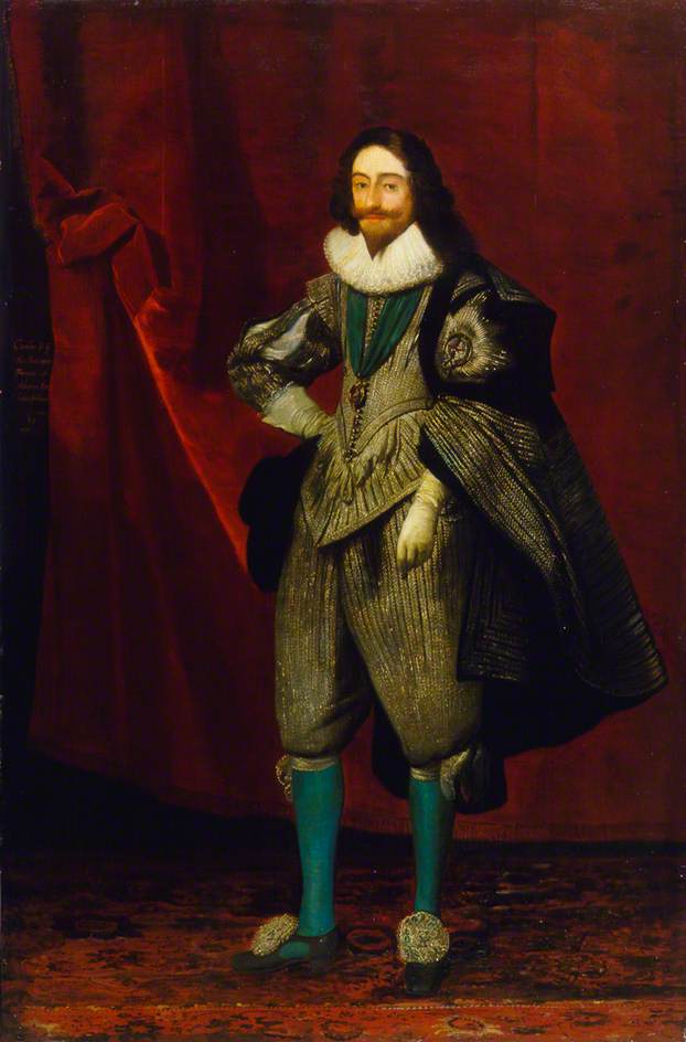 Wikioo.org - The Encyclopedia of Fine Arts - Painting, Artwork by Daniel I Mijtens - King Charles I (1600–1649)