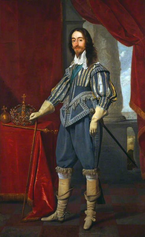 Wikioo.org - The Encyclopedia of Fine Arts - Painting, Artwork by Daniel I Mijtens - King Charles I