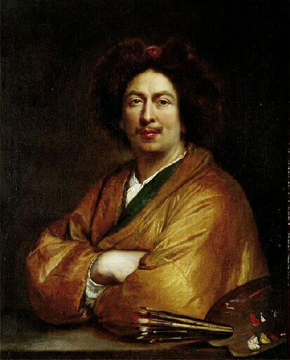 WikiOO.org - Encyclopedia of Fine Arts - Maleri, Artwork Pierre Mignard - Portrait d'un peintre