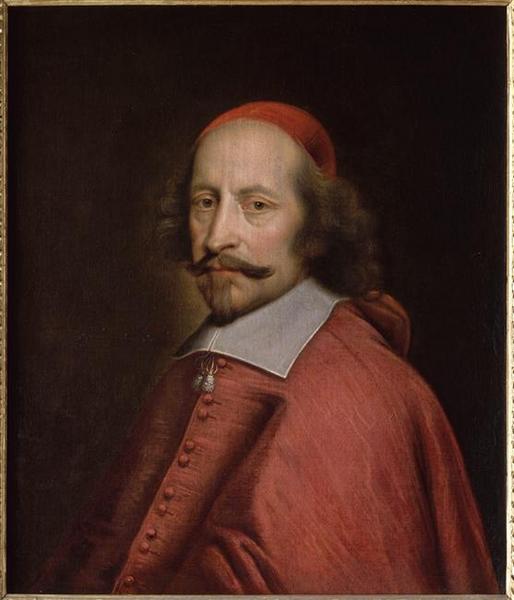 Wikioo.org - The Encyclopedia of Fine Arts - Painting, Artwork by Pierre Mignard - Le cardinal Mazarin