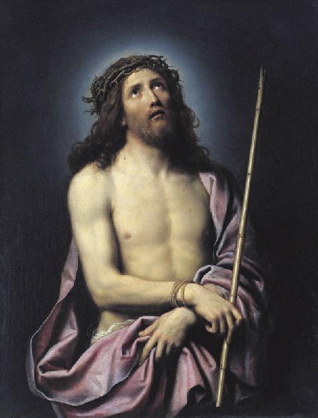 Wikioo.org – L'Encyclopédie des Beaux Arts - Peinture, Oeuvre de Pierre Mignard - Le Jésus christ au roseau