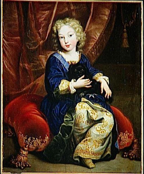WikiOO.org - Енциклопедия за изящни изкуства - Живопис, Произведения на изкуството Pierre Mignard - Philippe de France, Duc d'Anjou (1683 1746)