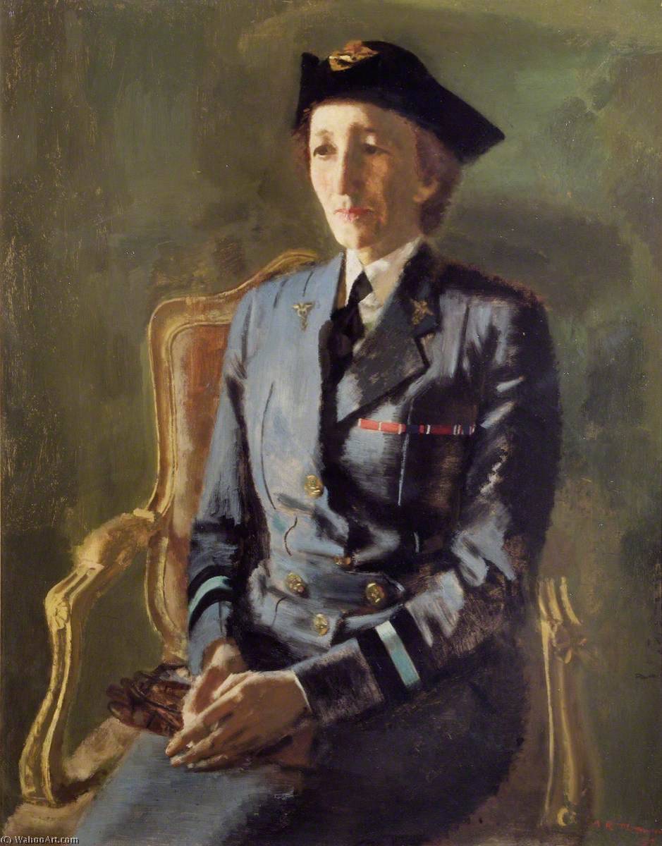 Wikioo.org - The Encyclopedia of Fine Arts - Painting, Artwork by Alfred Reginald Thomson - Dame Emily Mathieson Blair (1894–1963), DBE, RRC, Matron in Chief Princess Mary's RAF Nursing Service