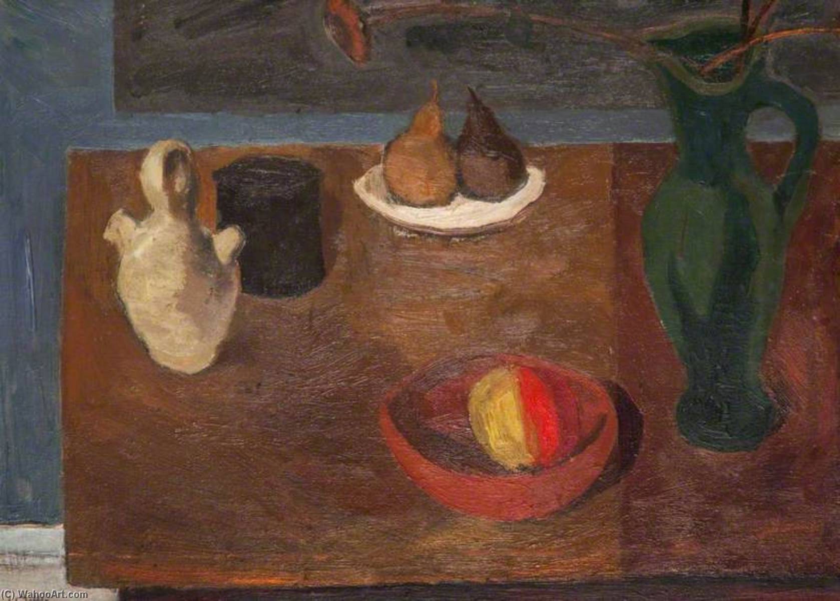 Wikioo.org - The Encyclopedia of Fine Arts - Painting, Artwork by William George Gillies - Still Life with Fruit