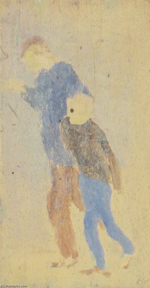Wikioo.org – L'Enciclopedia delle Belle Arti - Pittura, Opere di Jean Edouard Vuillard - due persone