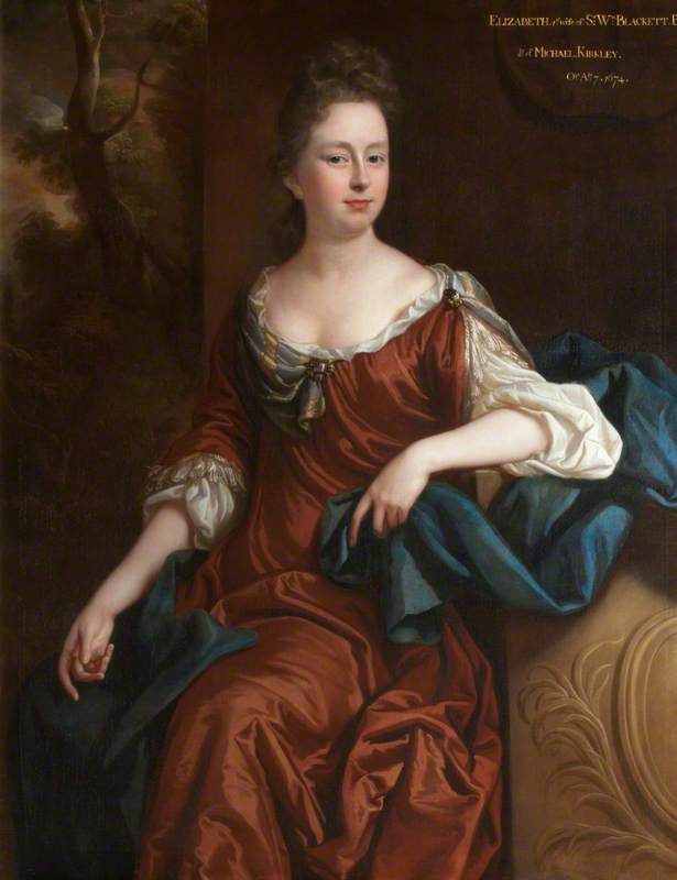 Wikioo.org - The Encyclopedia of Fine Arts - Painting, Artwork by John Closterman - Inscribed as 'Elizabeth Kirkley (d.1674), First Wife of Sir William Blackett, 1st Bt (1st Creation)' (but probably Mary Yorke, 2nd wife of Sir Edward Blackett, 2nd Bt)