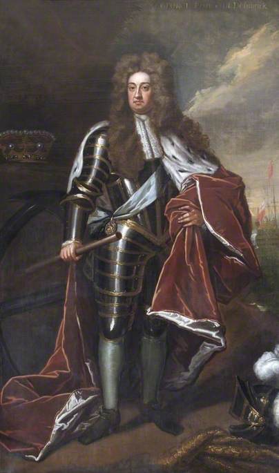 Wikioo.org - The Encyclopedia of Fine Arts - Painting, Artwork by John Closterman - Prince George of Denmark (1653–1708), Consort to Queen Anne (after Godfrey Kneller)