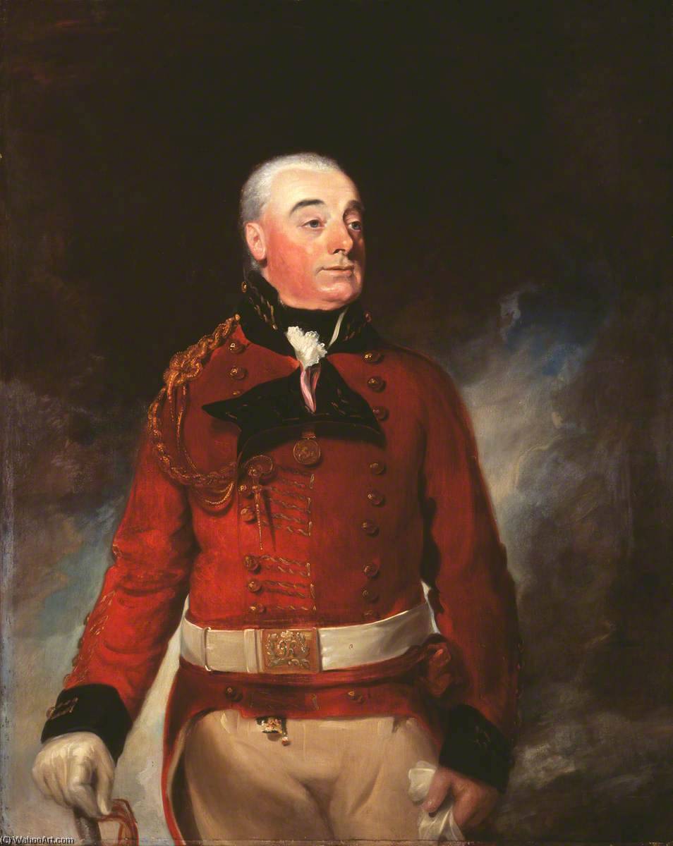 Wikioo.org - The Encyclopedia of Fine Arts - Painting, Artwork by William Newzam Prior Nicholson - Lieutenant General (later General) Thomas Scott (1745–1842), Army Staff