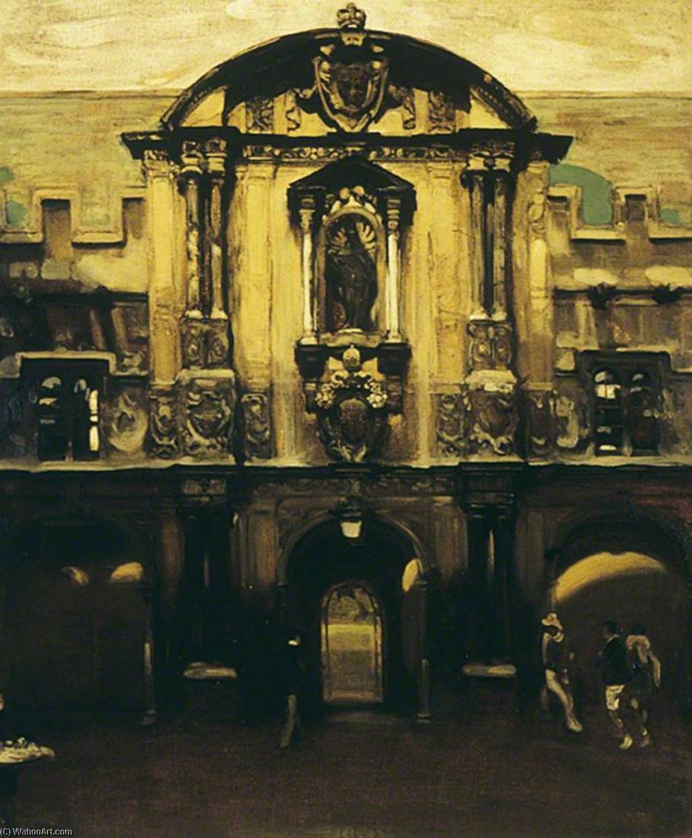 Wikioo.org - The Encyclopedia of Fine Arts - Painting, Artwork by William Newzam Prior Nicholson - St John's College, Oxford