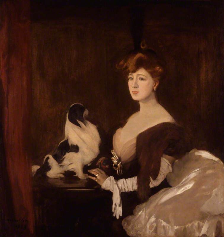 Wikioo.org - The Encyclopedia of Fine Arts - Painting, Artwork by William Newzam Prior Nicholson - Dame Marie Tempest, née Mary Susan Etherington