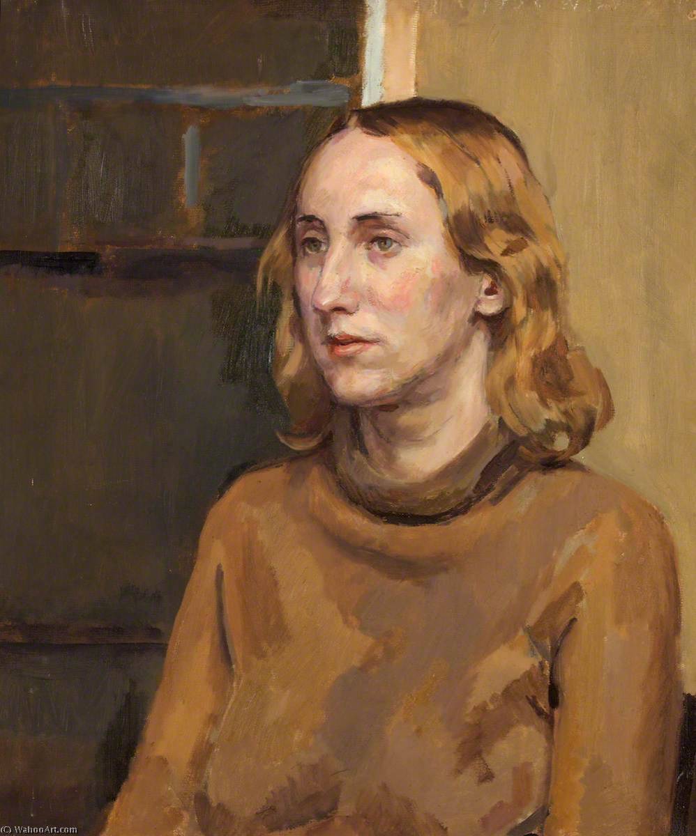 Wikioo.org - The Encyclopedia of Fine Arts - Painting, Artwork by Ivor Williams - Portrait of an Unknown Woman