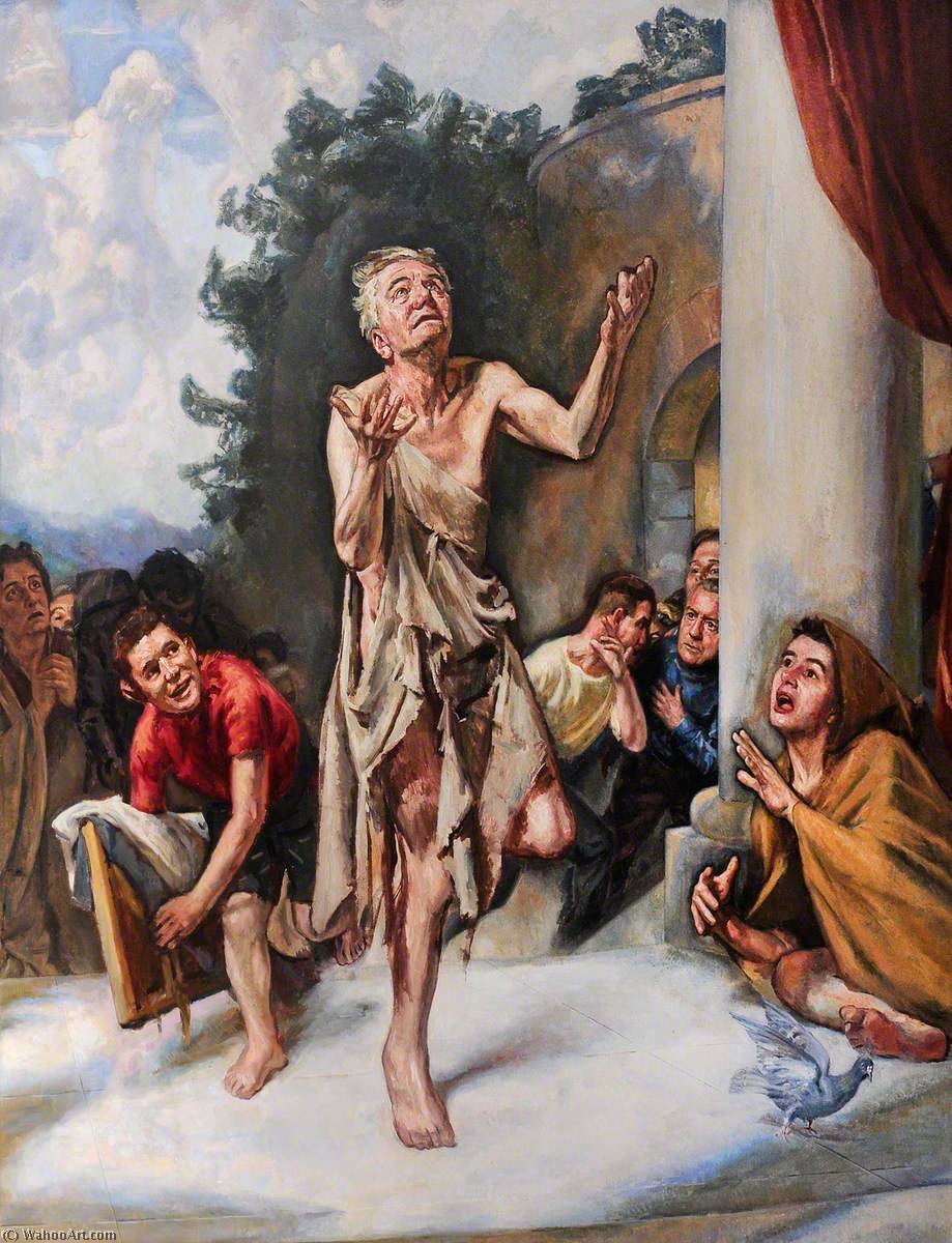 Wikioo.org - The Encyclopedia of Fine Arts - Painting, Artwork by Ivor Williams - Leaping Beggar