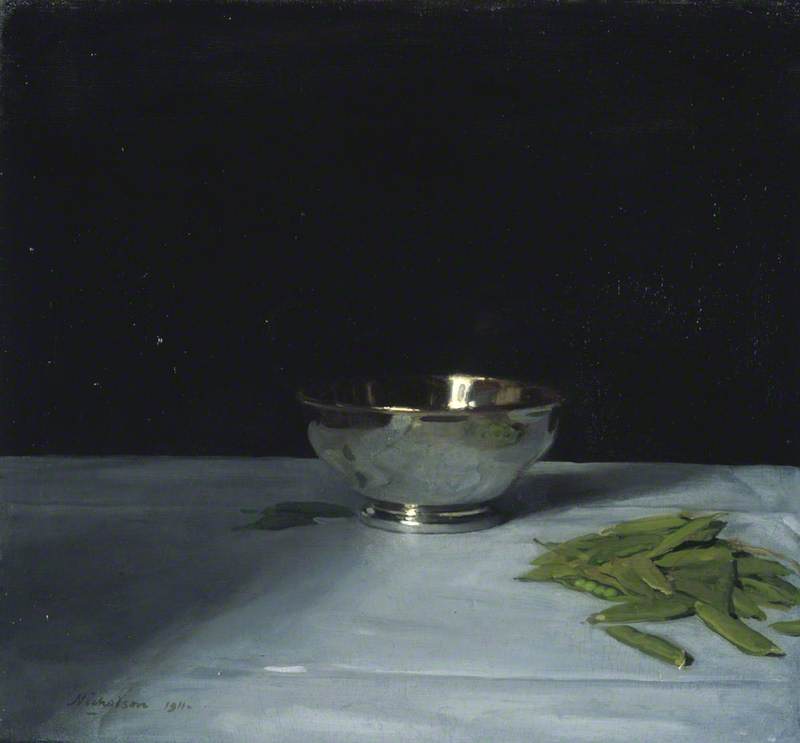 Wikioo.org - The Encyclopedia of Fine Arts - Painting, Artwork by William Newzam Prior Nicholson - The Lustre Bowl