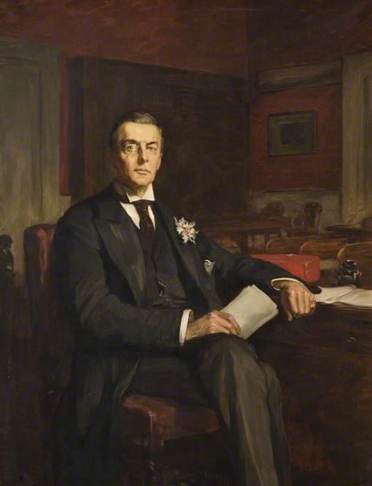 Wikioo.org - The Encyclopedia of Fine Arts - Painting, Artwork by Nestor Cambier - The Right Honourable Joseph Chamberlain (1836–1914), PC, MP