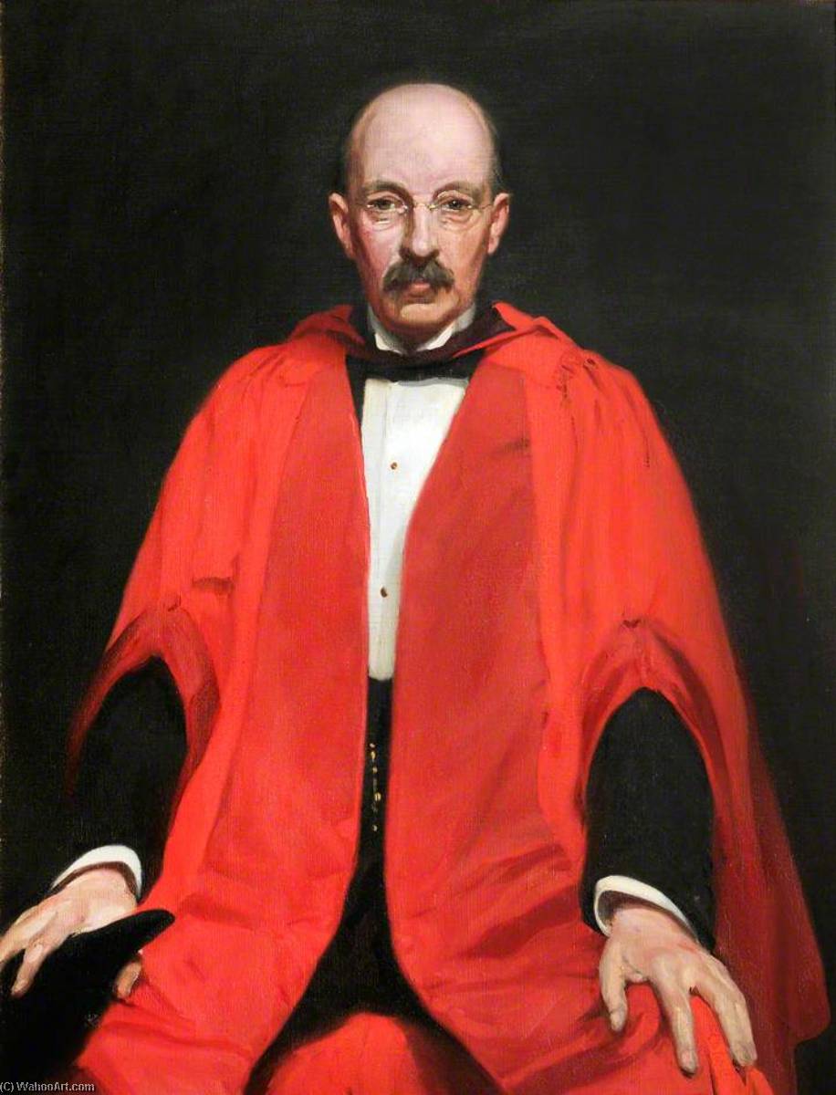 Wikioo.org - The Encyclopedia of Fine Arts - Painting, Artwork by William Newzam Prior Nicholson - Sir Henry Rudolf Reichel (1856–1931), First Principal of the College (1884–1927), Vice Chancellor of the University of Wales (1896–1897, 1900–1901, 1905–1907, 1911–1913, 1917–1921 1926–1927)