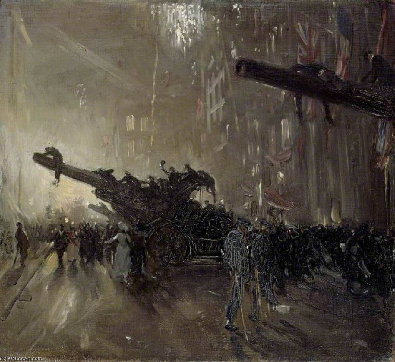 Wikioo.org - The Encyclopedia of Fine Arts - Painting, Artwork by William Newzam Prior Nicholson - Armistice Night