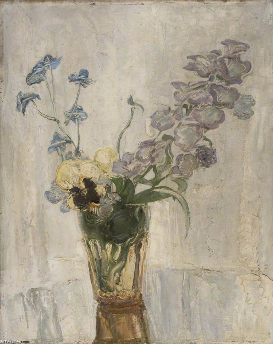 Wikioo.org - The Encyclopedia of Fine Arts - Painting, Artwork by William Newzam Prior Nicholson - Flowers in a Vase