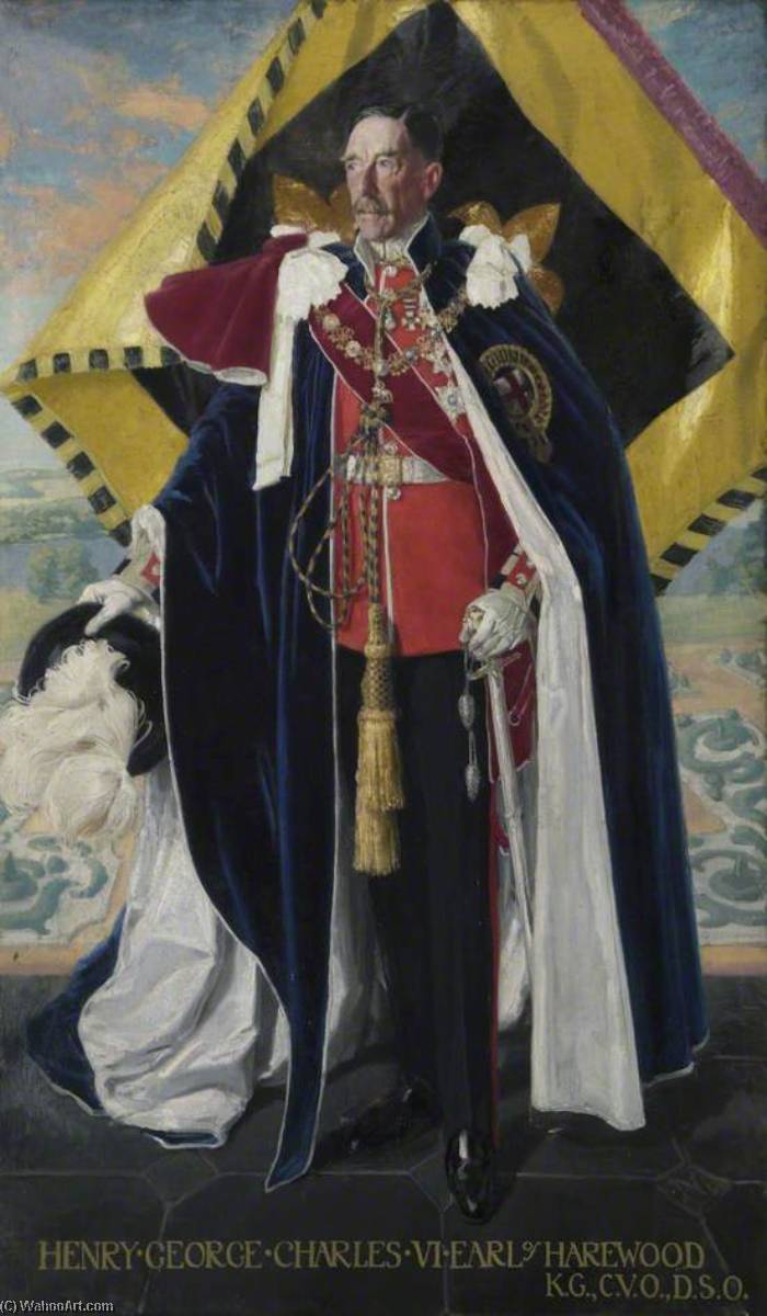 Wikioo.org - The Encyclopedia of Fine Arts - Painting, Artwork by William Newzam Prior Nicholson - Right Honourable Henry George Charles (1882–1947), 6th Earl Harewood