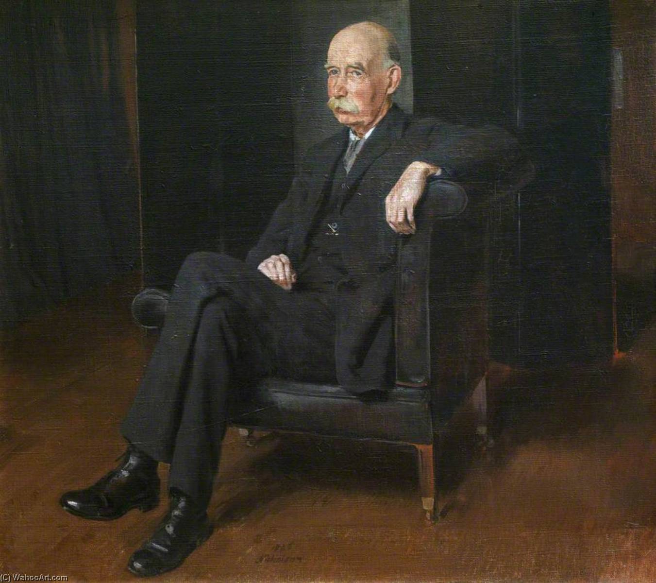 Wikioo.org - The Encyclopedia of Fine Arts - Painting, Artwork by William Newzam Prior Nicholson - Sir Richard Lodge (1855–1936)