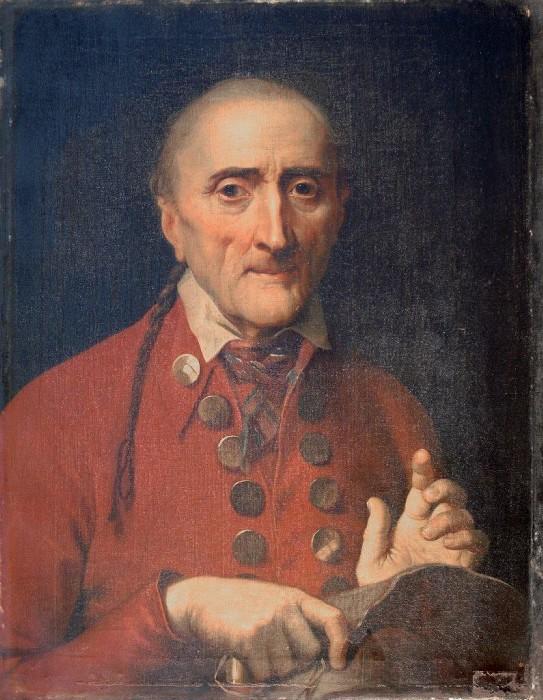 Wikioo.org – L'Encyclopédie des Beaux Arts - Peinture, Oeuvre de Joseph Marie Vien - Vieillard en habit rouge