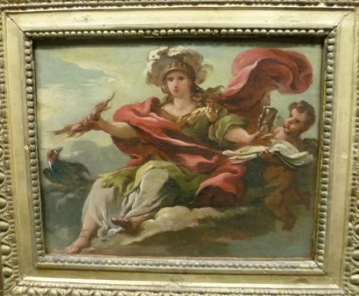 WikiOO.org - Енциклопедия за изящни изкуства - Живопис, Произведения на изкуството Joseph Marie Vien - ALLEGORIE DU TEMPS