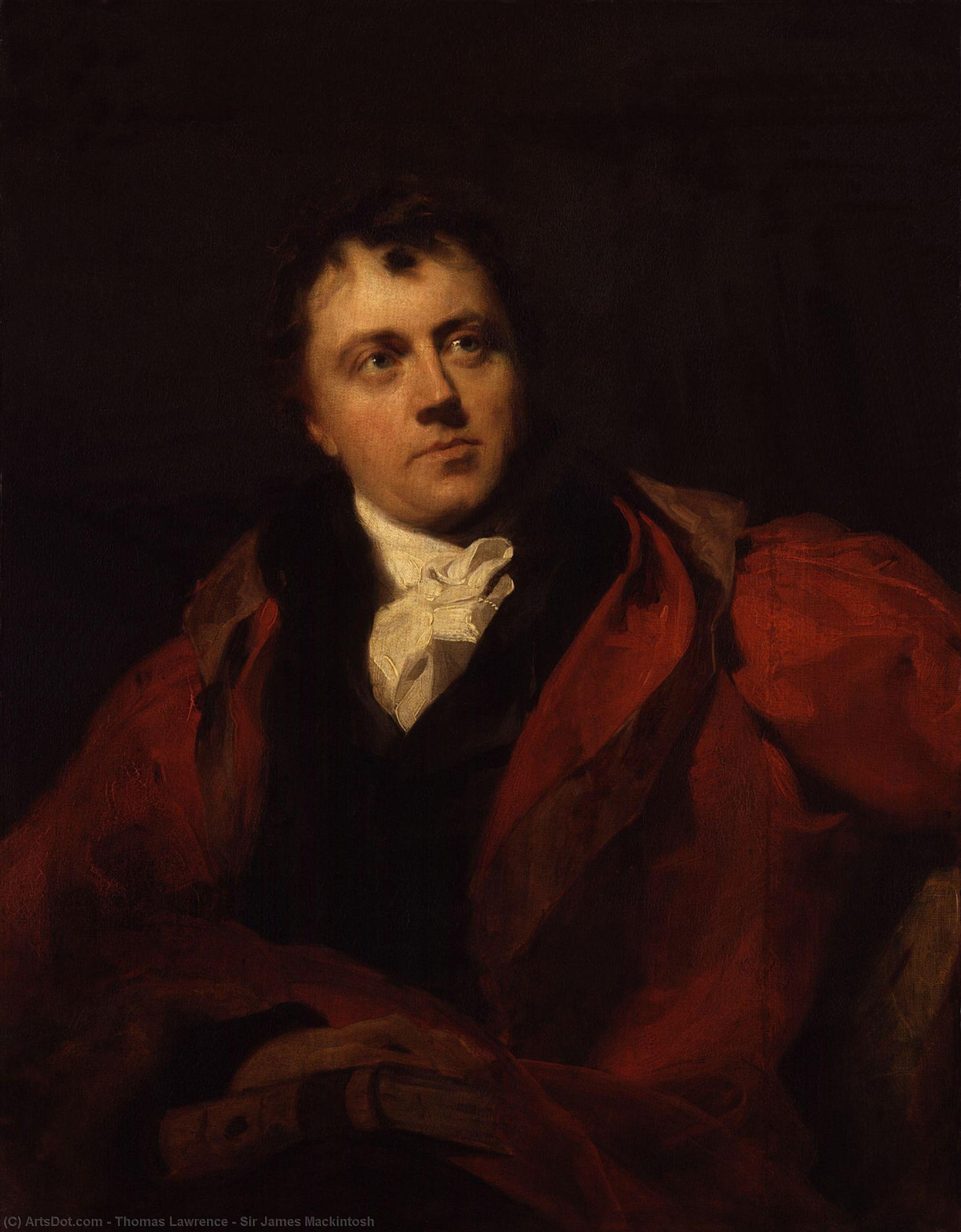Wikioo.org - The Encyclopedia of Fine Arts - Painting, Artwork by Thomas Lawrence - Sir James Mackintosh