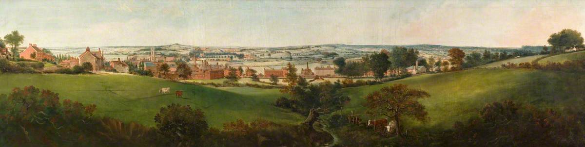 Wikioo.org - The Encyclopedia of Fine Arts - Painting, Artwork by Henry Lark I Pratt - View of Stoke from Penkhull
