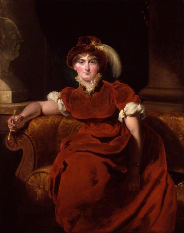 Wikioo.org - The Encyclopedia of Fine Arts - Painting, Artwork by Thomas Lawrence - Caroline Amelia Elizabeth of Brunswick