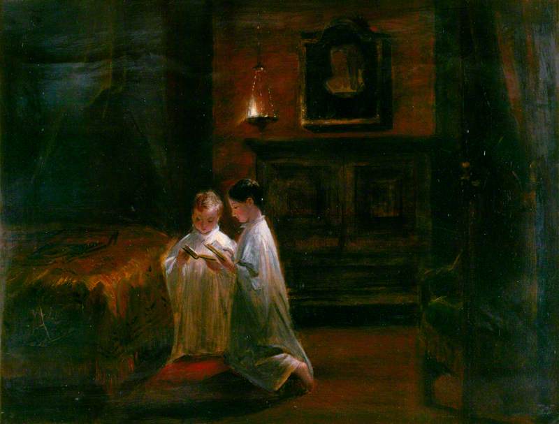 Wikioo.org - The Encyclopedia of Fine Arts - Painting, Artwork by Charles Robert Leslie - The Two Princes in the Tower