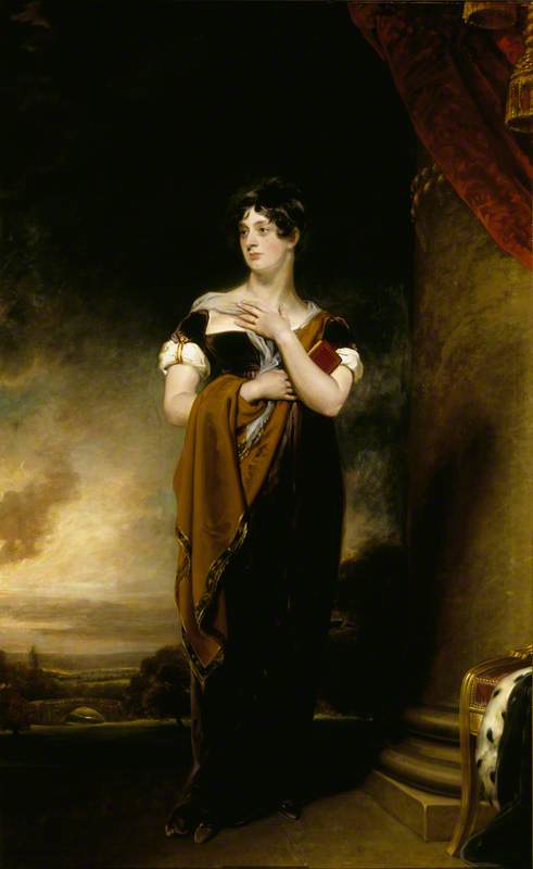 Wikioo.org - The Encyclopedia of Fine Arts - Painting, Artwork by Thomas Lawrence - Henrietta Maria Hill (c.1773–1831), Marchioness of Ailesbury