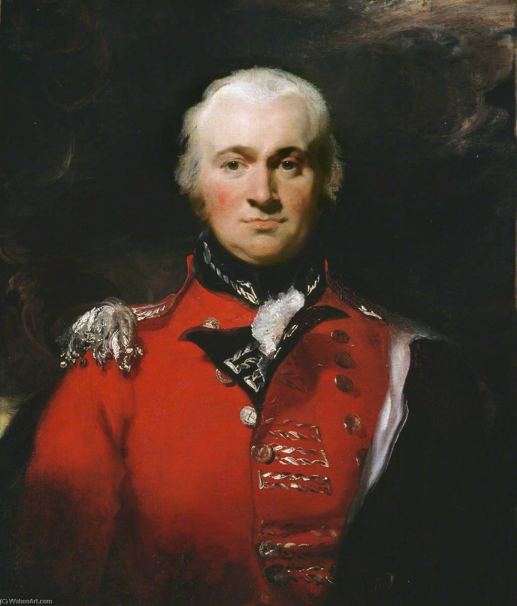 WikiOO.org – 美術百科全書 - 繪畫，作品 Thomas Lawrence - 陆军中尉 一般  稍后  一般  先生  罗伯特·  布朗里格  1759–1833