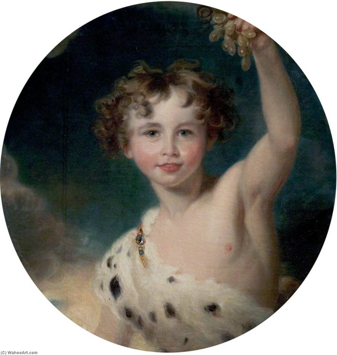 Wikioo.org - The Encyclopedia of Fine Arts - Painting, Artwork by Thomas Lawrence - Charles Hope (1810–1817), as Bacchus