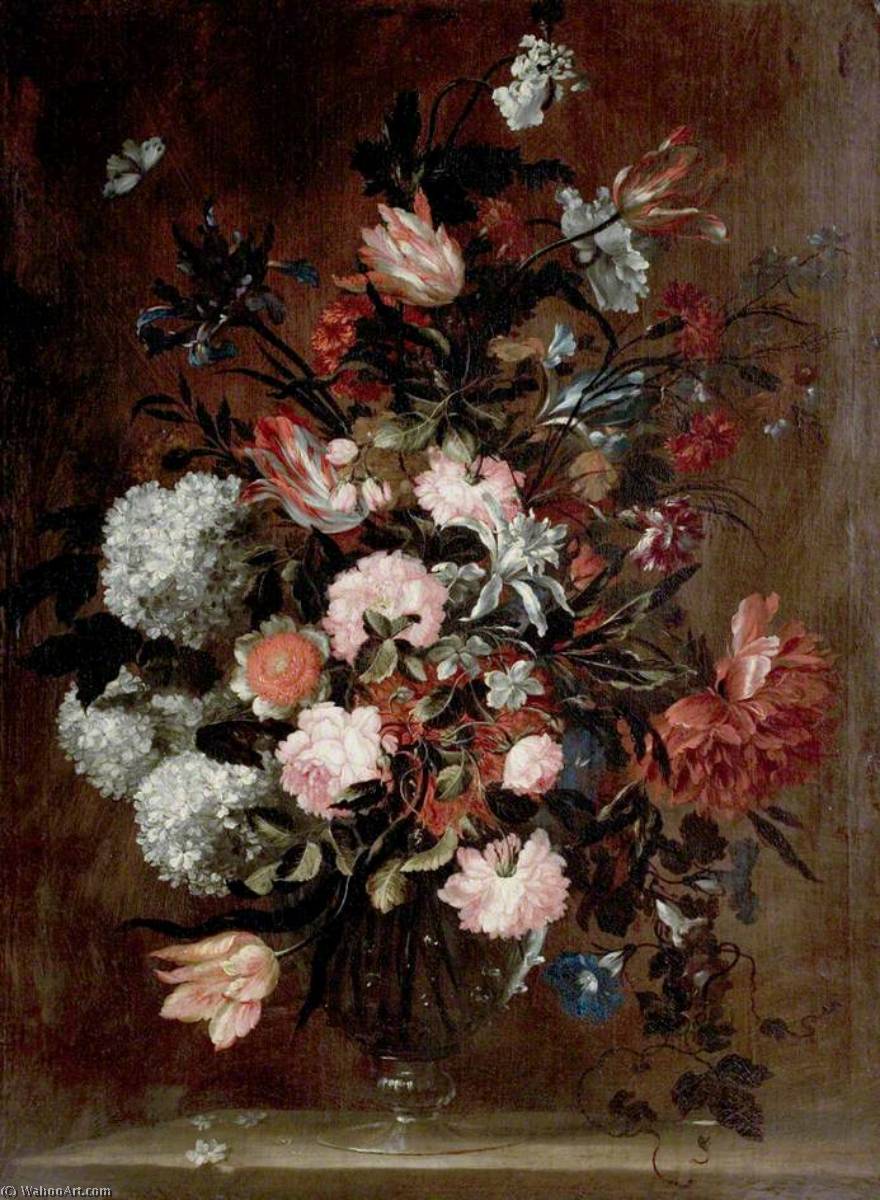 Wikioo.org - The Encyclopedia of Fine Arts - Painting, Artwork by Jean Baptiste Monnoyer - Flower Piece