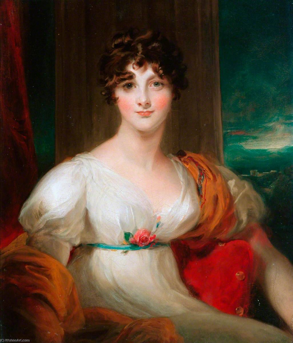 Wikioo.org - The Encyclopedia of Fine Arts - Painting, Artwork by Thomas Lawrence - Louisa Jane Allen (Mrs John Wedgwood)