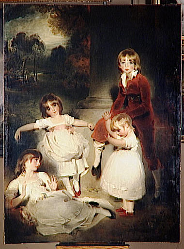 Wikioo.org - The Encyclopedia of Fine Arts - Painting, Artwork by Thomas Lawrence - LES ENFANTS DE JOHN ANGERSTEIN