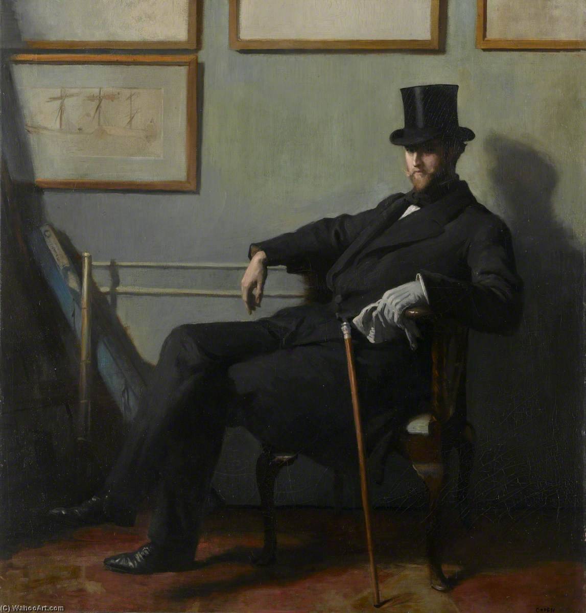 Wikioo.org - The Encyclopedia of Fine Arts - Painting, Artwork by William Newenham Montague Orpen - Herbert Barnard John Everett (1877–1949)