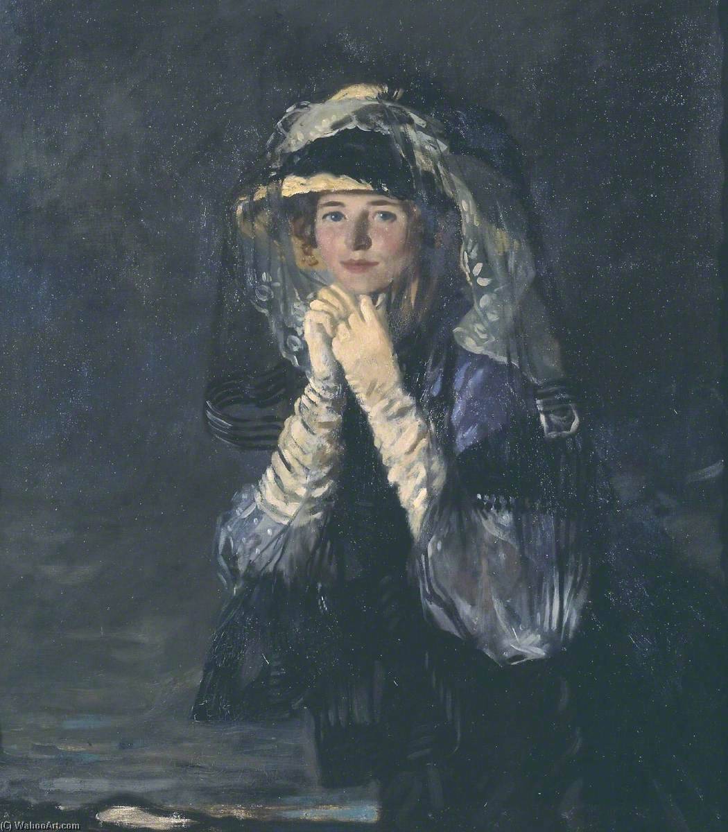 Wikioo.org - The Encyclopedia of Fine Arts - Painting, Artwork by William Newenham Montague Orpen - Lady Orpen