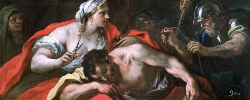 Wikioo.org - The Encyclopedia of Fine Arts - Painting, Artwork by Luca Giordano - Samson and Delilah
