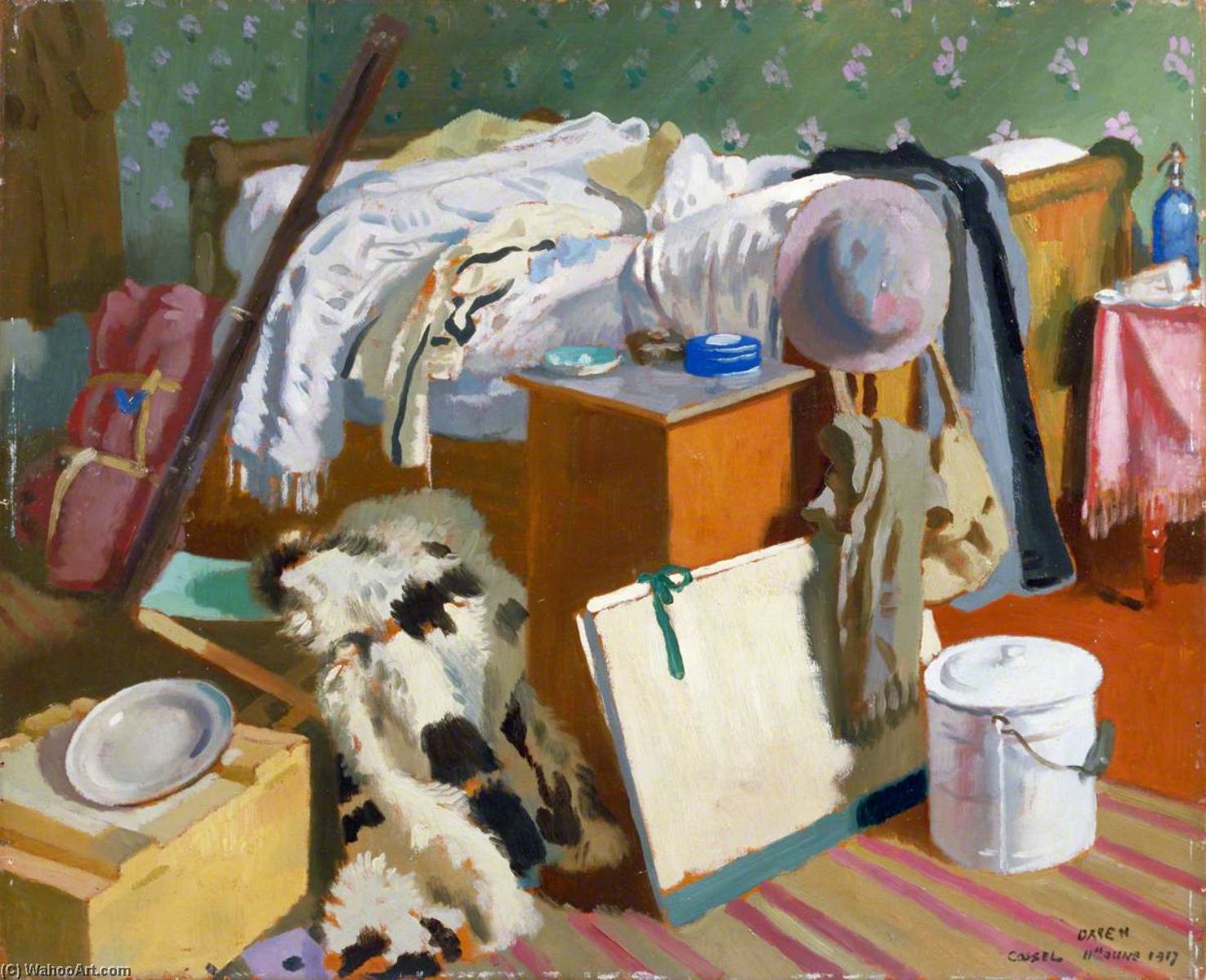 Wikioo.org - The Encyclopedia of Fine Arts - Painting, Artwork by William Newenham Montague Orpen - My Work Room, Cassel