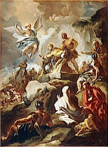 Wikioo.org - The Encyclopedia of Fine Arts - Painting, Artwork by Luca Giordano - Le Martyre de saint Janvier