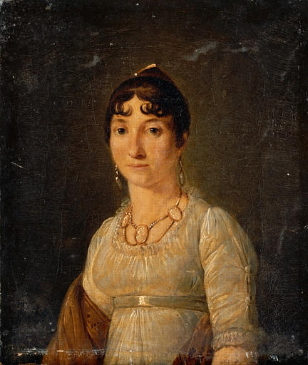 Wikioo.org - The Encyclopedia of Fine Arts - Painting, Artwork by Jean François Sablet - Portrait de femme