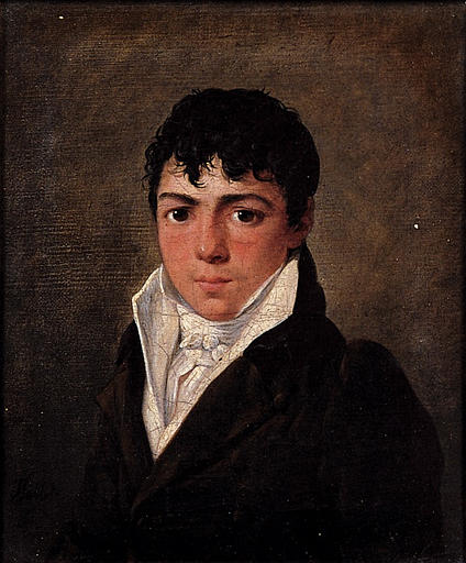 Wikioo.org - Encyklopedia Sztuk Pięknych - Malarstwo, Grafika Jean François Sablet - Portrait d'Antoine Crucy âgé de 16 ans