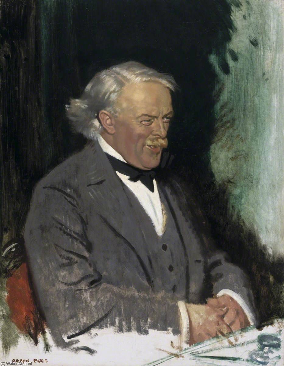 Wikioo.org - The Encyclopedia of Fine Arts - Painting, Artwork by William Newenham Montague Orpen - David Lloyd George (1863–1945)