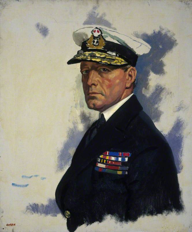 Wikioo.org - The Encyclopedia of Fine Arts - Painting, Artwork by William Newenham Montague Orpen - David Beatty (1871–1936), 1st Earl Beatty, Admiral