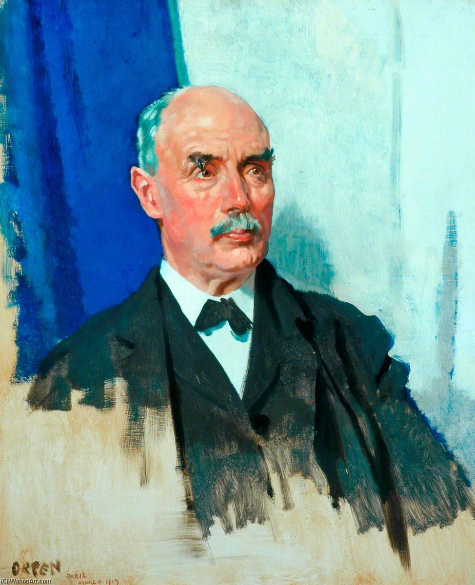 Wikioo.org - The Encyclopedia of Fine Arts - Painting, Artwork by William Newenham Montague Orpen - The Right Honourable G. N. Barnes, PC